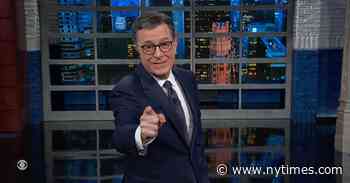 Stephen Colbert Recaps the Ronna McDaniel Drama at NBC