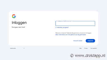 Google rolt nieuwe login-pagina uit