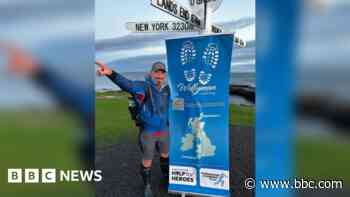 Cricket coach walks length of country in wellies for charity