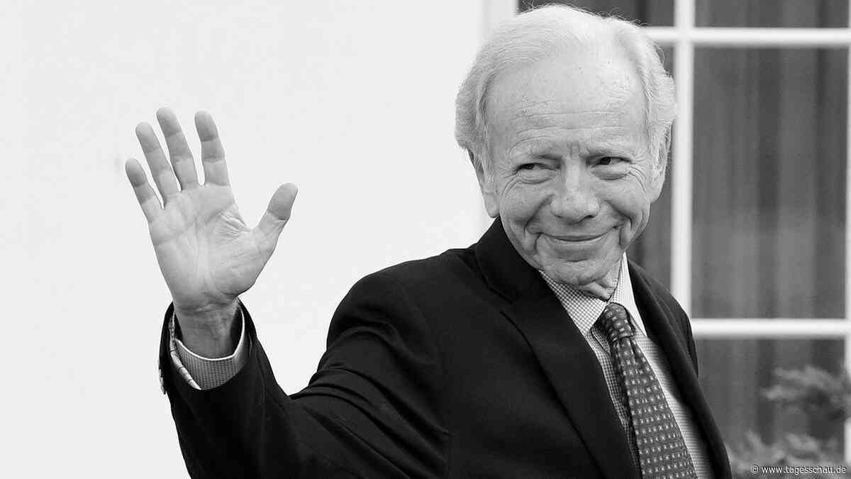 Ex-US-Senator Lieberman im Alter von 82 Jahren gestorben