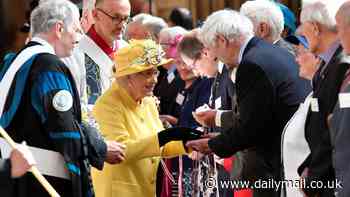 Queen Camilla will create history when she represents her husband at the ancient Maundy Thursday ceremony today