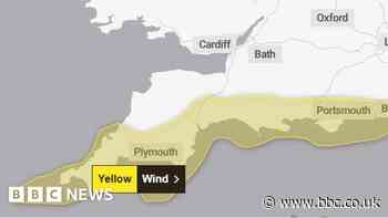 Wind warning issued for parts of South West