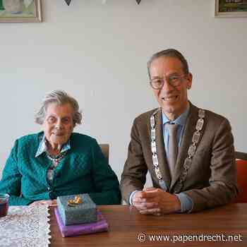 Mevrouw Van de Grijp- den Hartog is op 26 maart 104 jaar oud geworden