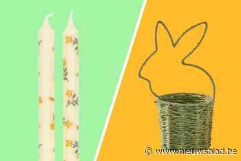 Een grasmat op tafel of paasmandjes met konijnenoren: de perfecte spullen voor je paastafel