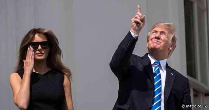 We almost forgot Donald Trump stared directly at the Sun during a solar eclipse