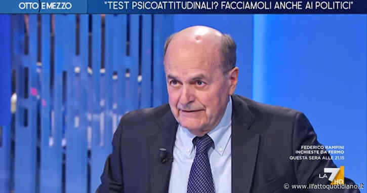 L’ironia di Bersani: “Test ai magistrati? Anche Vannacci li ha superati…”. E sul governo: “Soffre le autorità indipendenti”. Su La7
