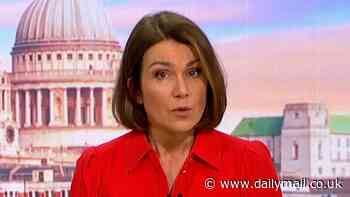 Susanna Reid, 53, looks amazing in a stylish scarlet co-ord as she hosts Good Morning Britain