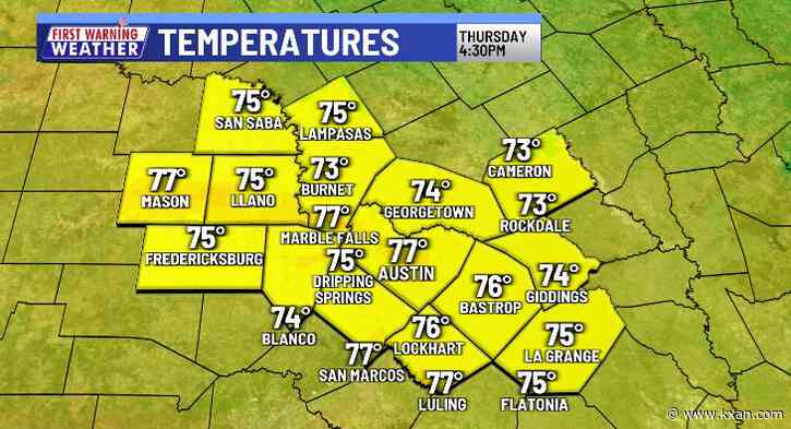 Warming trend takes hold, continues into holiday weekend