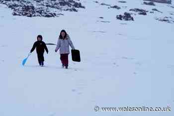 Snow blankets swathes of the UK, with more high winds, rain and sleet forecast