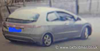 Oxforshire police hunt for Honda Civic after tool thefts