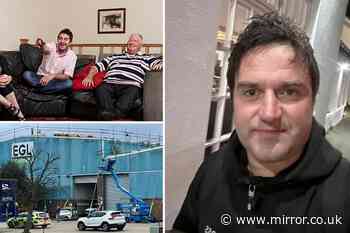 Tragic scene where Gogglebox's George Gilbey, 40, fell to his death in workplace incident