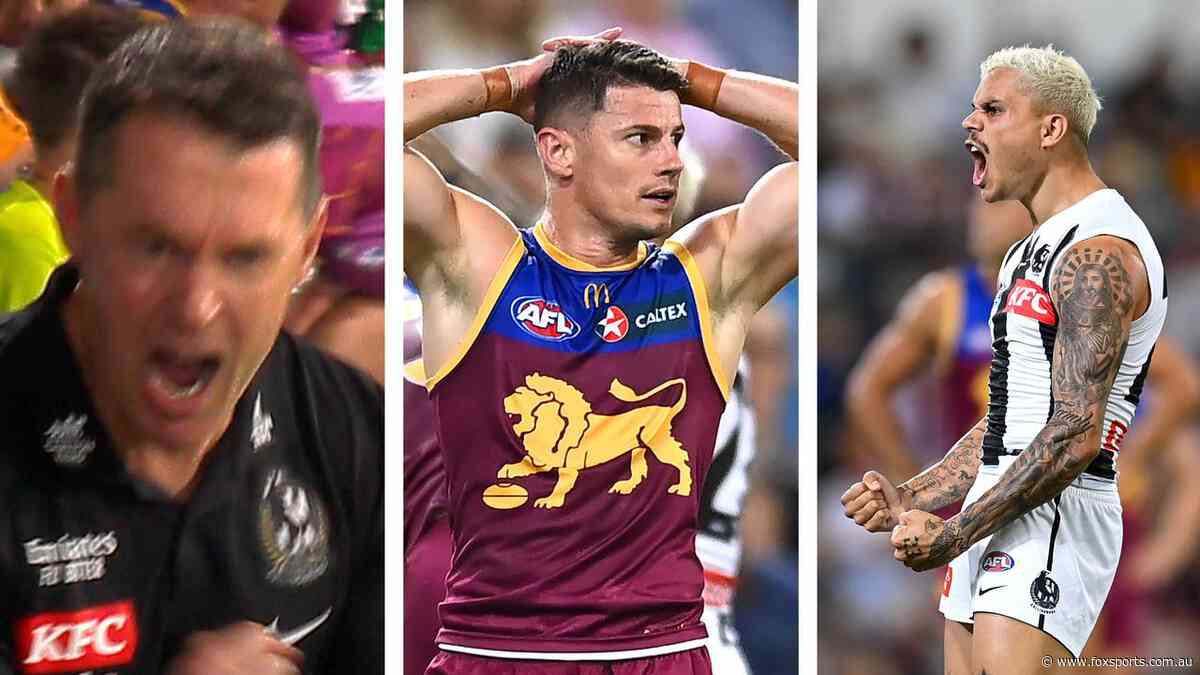 Pies answering great’s big question in ‘finals-like’ thriller after Lions’ ‘recurring nightmare’: LIVE