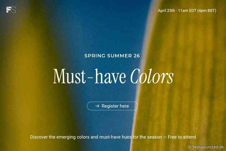 FS Live Webinar: SS26 Must-Have Colors