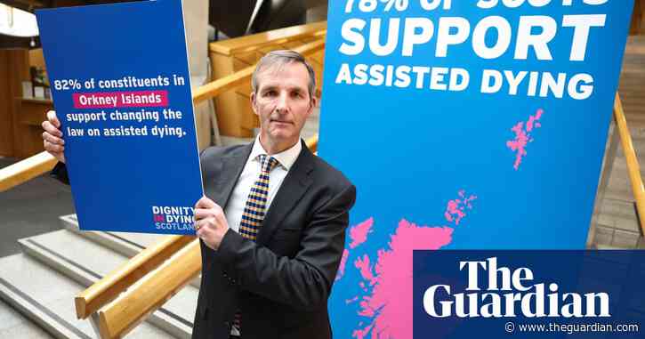 Bill tabled in Scotland could legalise assisted dying for terminally ill adults