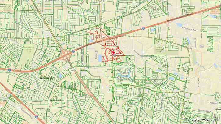 Get ready: Power outage along Sherwood Forest Boulevard could snag drivers this morning