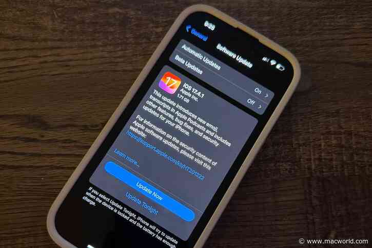 Apple pushed a new iOS 17.4.1 build but you’ll have to install it the old-fashioned way