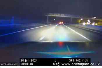 Reckless driver involved in 140mph dangerous high speed police chase on M4