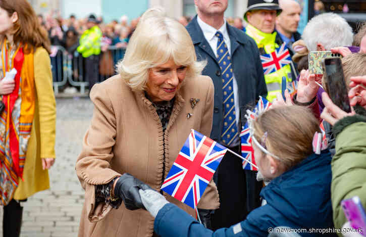 Her Majesty The Queen makes first official visit to Shropshire