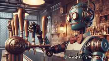 Wetherspoon boss Tim Martin jokes about possibility of robots behind the bar as he is quizzed about future of artificial intelligence in pubs