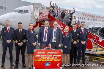 Liverpool John Lennon Airport sees first Jet2 flights take off