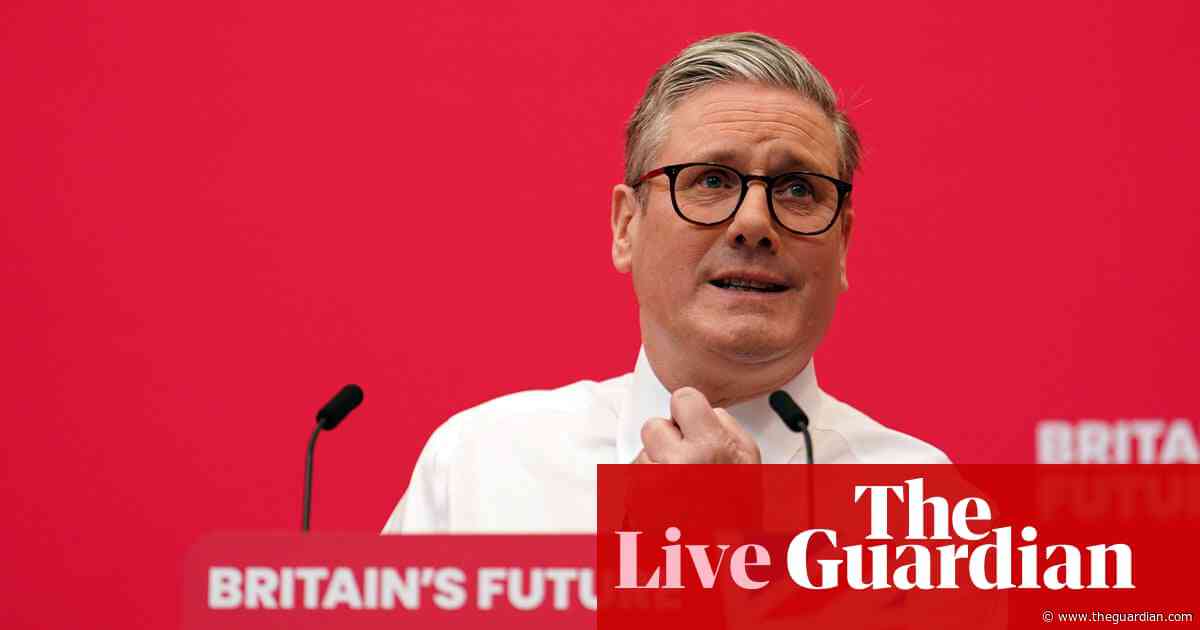 Starmer launches Labour local election campaign and defends ‘difficult decisions’ over dropped pledges– politics live