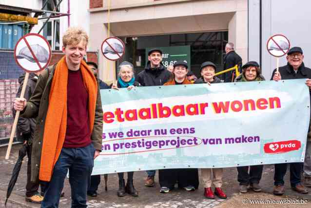 PVDA organiseert ‘pettenprotest’ voor betaalbare serviceflats op Sint-Andries