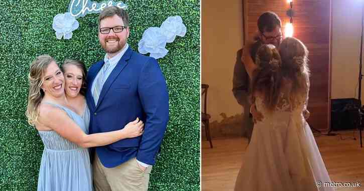 Conjoined twin who shares body with sister marries army veteran