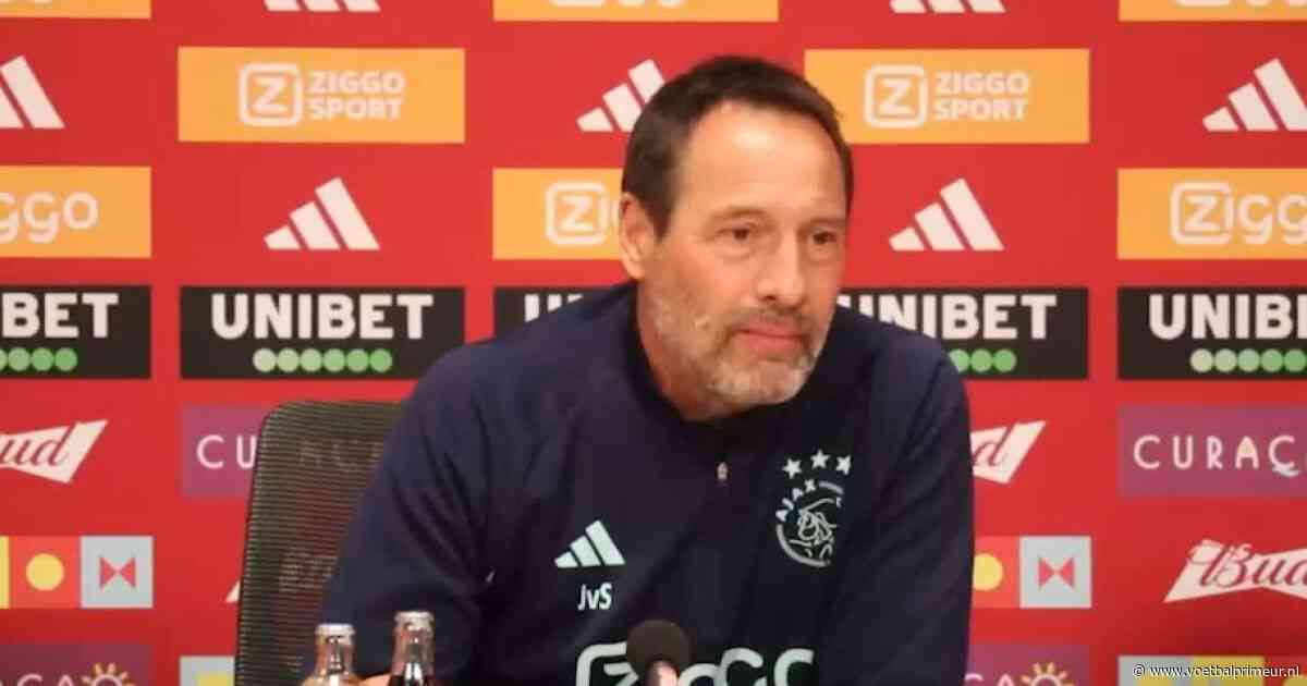 Van 't Schip ziet 'gigantische job' bij Ajax: 'We moeten hem de tijd geven'