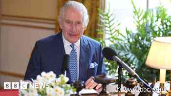 King tells of 'great sadness' at missing Maundy service
