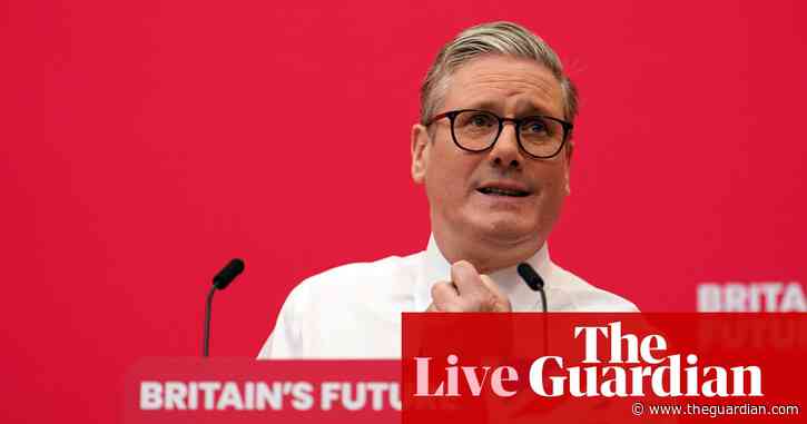 Starmer launches Labour local election campaign and defends ‘difficult decisions’ over dropped pledges– politics live