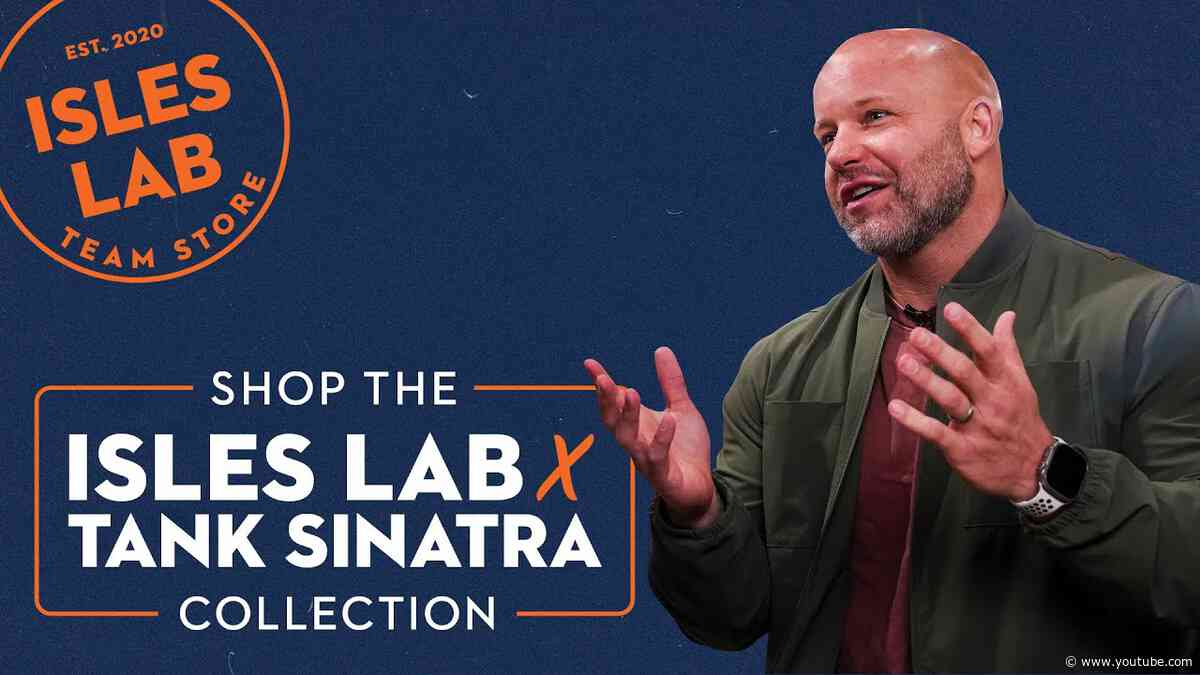 Tank Sinatra Creates New York Islanders Merch at Isles Lab