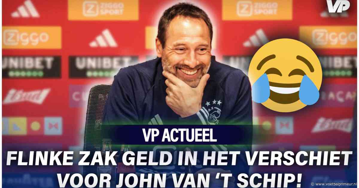 Van 't Schip krijgt lachers op zijn hand met grap over 'duur' Ajax-contract