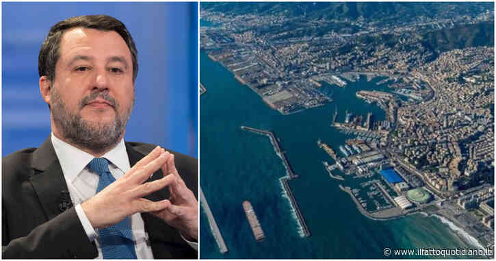 Diga di Genova, “pezzi di Stato remano contro l’interesse nazionale”: Salvini attacca l’Anac che ha bocciato il regalo senza gara a Webuild