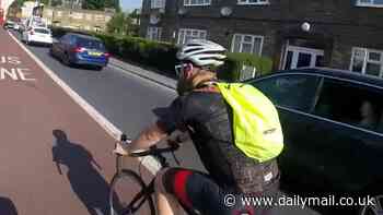 Cyclists turn on each other in rider-on-rider road rage footage