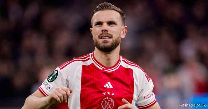 Jordan Henderson injury blow for Ajax and Gareth Southgate’s Euro 2024 plans