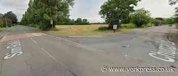 Crash in Sim Balk Lane off Tadcaster Road in York