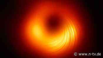 Mitten in der Milchstraße: Starke Magnetfelder um Schwarzes Loch aufgespürt