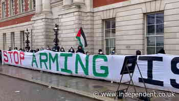 Pro-Palestine protesters occupy government department over ‘arming of Israel’