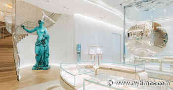 At Tiffany’s Flagship, Luxe Art Helps Sell the Jewels