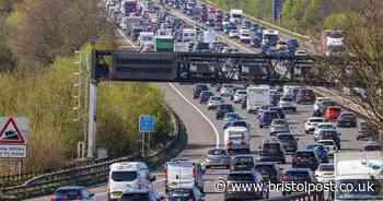 Live M5 and M4 Easter getaway traffic begins with crashes and thunderstorms