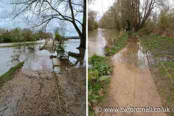 Oxford towpath blocked after flood risk alert issued