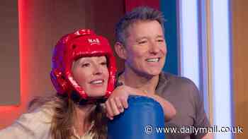 This Morning's Cat Deeley and Ben Shephard bravely take on Gladiators Diamond and Giant ahead of the BBC shows final