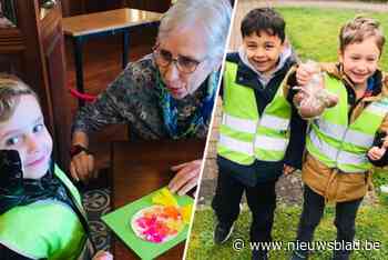 Kleuters van basisschool De Linde op paaseierenjacht in tuin van SOLV in Bornem: “Senioren genieten van de frisse energie”
