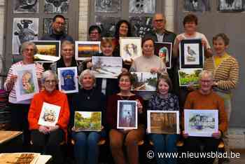 Eerste tentoonstelling van de Zwevegemse Aquarelvereniging