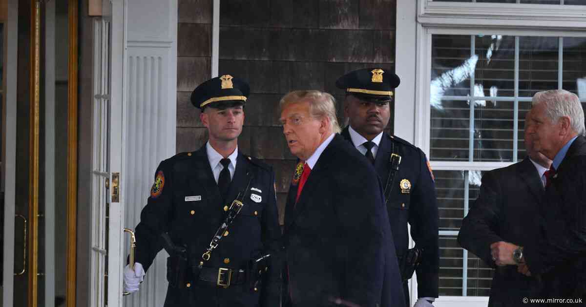 Donald Trump makes appearance at murdered NYPD cop Jonathan Diller's funeral