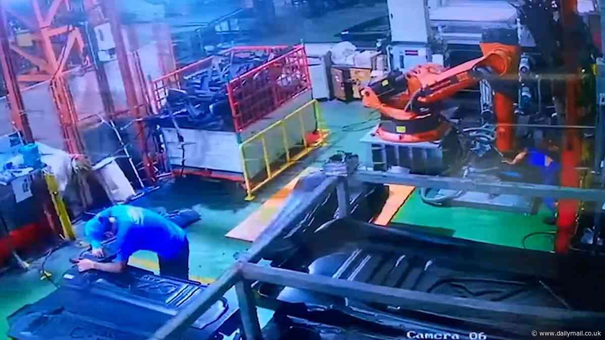 Robot crushes factory worker to death: Victim is pinned to bench and killed in Thailand