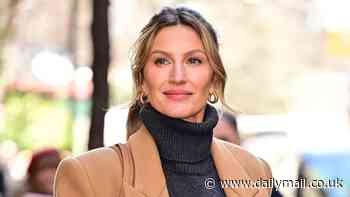 Gisele Bundchen supported by jiu-jitsu pro partner Joaquim Valente at first public event together as star gives boyfriend a sweet shout-out onstage... after supermodel denied she had cheated on Tom Brady