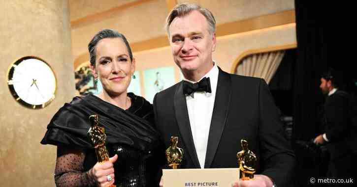 Christopher Nolan and wife Emma Thomas get royal seal of approval after Oscars triumph