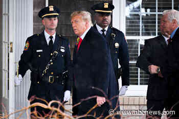 Trump attends wake for fallen NYPD officer as he ramps up rhetoric on crime