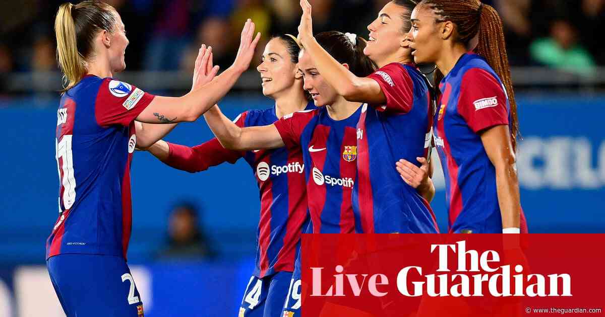 Barcelona 3-1 Brann (agg 5-2): Women’s Champions League quarter-final, second leg – as it happened